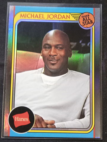 Michael Jordan Hanes fleer all stars foil