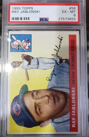 1955 Topps Jablonski PSA6