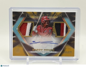 2023 Bowman Inception Brady House #IADR-BH /50 Player-Worn Memorabilia Dual Relic