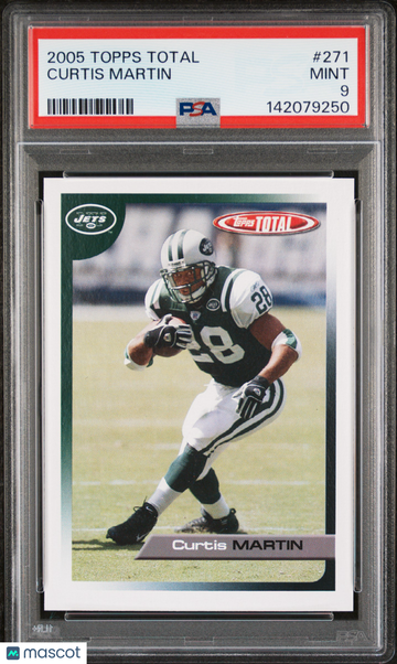 2005 Topps Total Curtis Martin #271 PSA 9