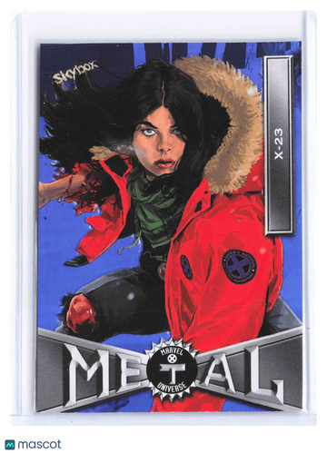 2020 SkyBox Marvel Metal Universe X-Men X-23 BLUE #70