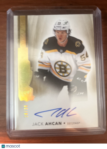 2021-22 Upper Deck The Cup Jack Ahcan #133 Gold Spectrum Parallel/Variety Rookie Base Set Upper Deck