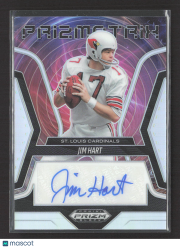 2026 Panini Prizm Black Prizmatrix Signatures Jim Hart #PS-JHT