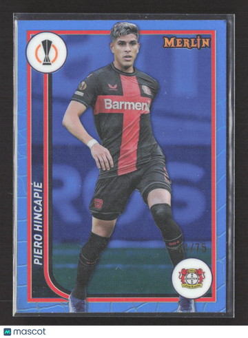 2024 Topps Merlin Heritage Piero Hincapié #21 Blue