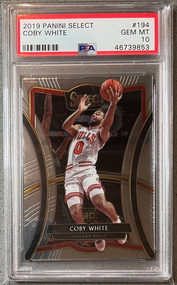 2019-20 Select Premier Coby White PSA 10