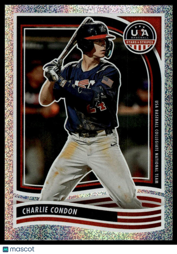2024 Panini Stars & Stripes USA Baseball Charlie Condon #72 Opening Day