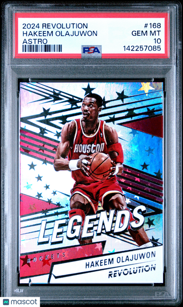 2024 Panini Revolution Hakeem Olajuwon #168 Astro PSA 10