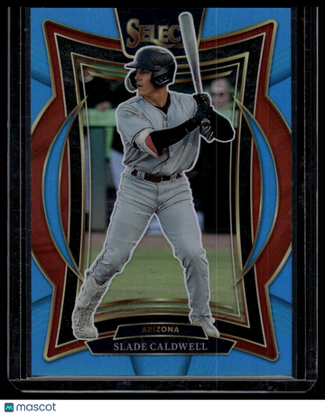 2025 Panini Select Slade Caldwell #81 Light Blue Prizms SN