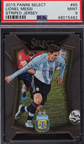Messi 2015 Select Argentina Jersey PSA 9