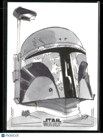 2025 Topps Star Wars Smugglers Outpost Boba Fett by Ben AbuSaada 1/1