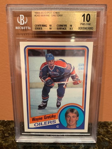 1984-85 O-PEE-CHEE OPC Wayne Gretzky #243 BGS 10 PRISTINE