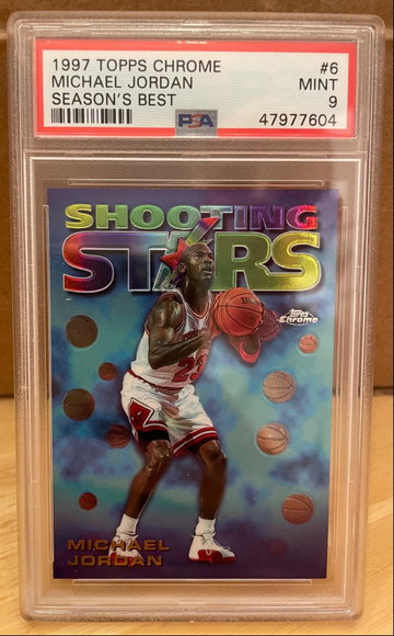 1997 Topps chrome Shooting Stars Michael Jordan
