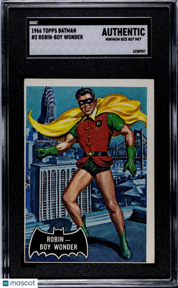 1966 Topps Batman Robin-Boy Wonder #2 SGC A