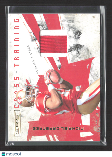 2009 Donruss Rookies & Stars Cross Training Michael Crabtree #22 Jersey Patch