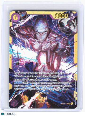 Adventure on Kami's Island Enel Foil Secret Rare #OP15-118