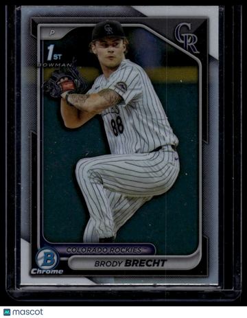 2024 Bowman Draft Brody Brecht #BDC-39 Chrome Refractor