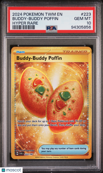 Twilight Masquerade Buddy-Buddy Poffin Gold Hyper Rare PSA 10 #223