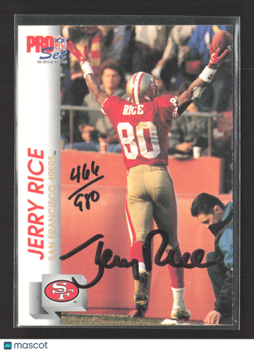 1992 Pro Set Jerry Rice #651