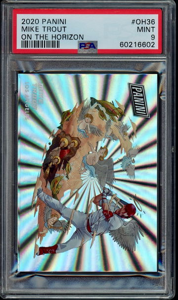 2020 PANINI MIKE TROUT ON THE HORIZON #OH36 PSA 9