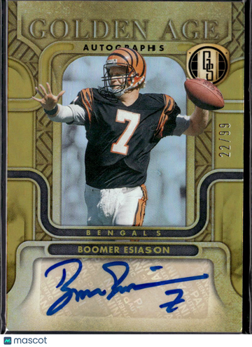 Boomer Esiason 2022 Panini Gold Standard Golden Age Autographs Auto /99 Cincinnati Bengals