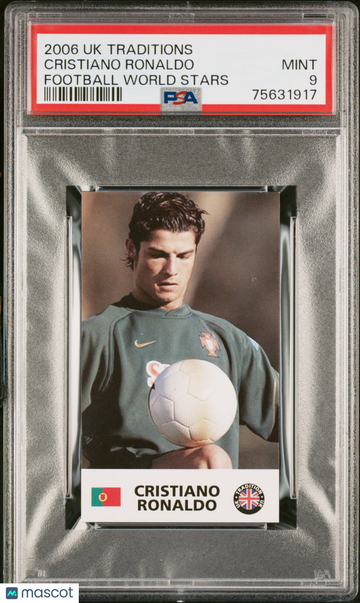 2006 Uk Traditions Football World Stars Cristiano Ronaldo PSA 9