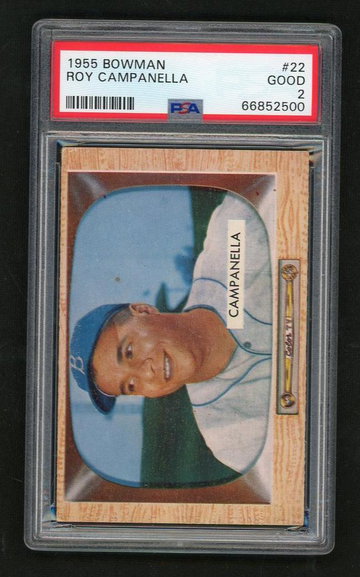 1955 Bowman Roy Campanella #22 PSA 2