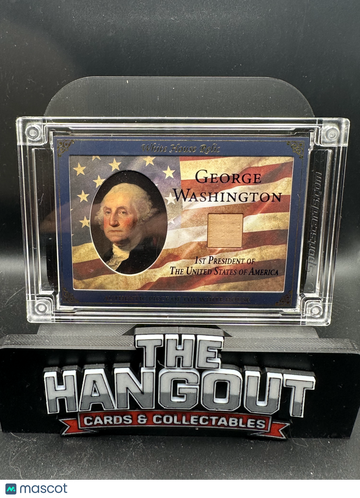 1948 A Word From POTUS White House Relic George Washington White House Relic 12/76 Authentic Wall Panel Piece #WHR-GW1