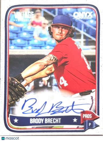 2024 Onyx Vintage - Autographs Brody Brecht #VABRBR