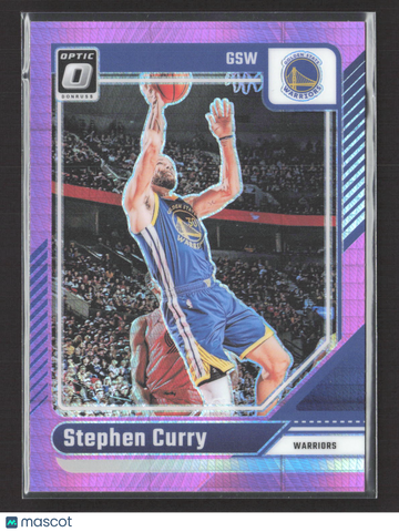 2025 Panini Donruss Optic Prizm Stephen Curry #155 Purple