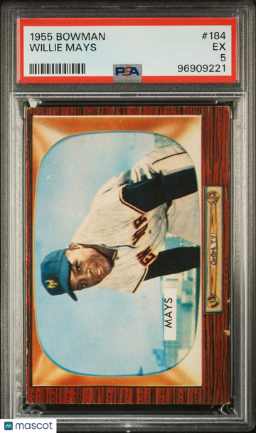 1955 Bowman Willie Mays #184 PSA 5