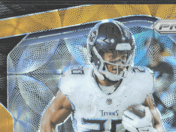 2025 Panini Prizm Football Tony Pollard #232 Gold Shimmer