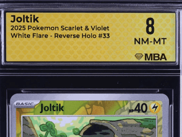 2025 Pokemon Scarlet & Violet White Flare Joltik Reverse Holo MBA 8 #33