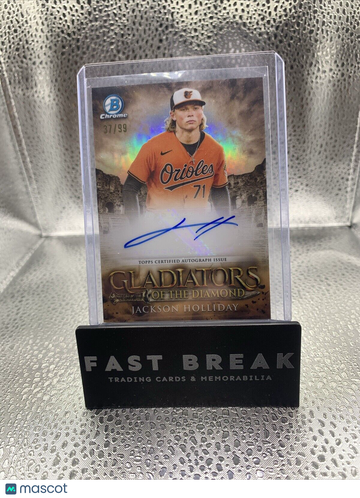 2024 Bowman Baseball Jackson Holliday #GDA-JH Case Hit / Autograph Short Print Case Hit Parallel/Variety Chase Insert Bo
