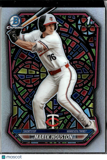 2025 Bowman Chrome It Came to the League Marek Houston #BCP-16 Stained Glass