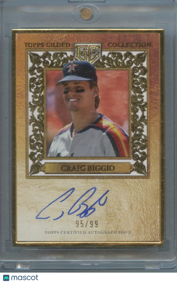 2025 Craig Biggio Gold Framed