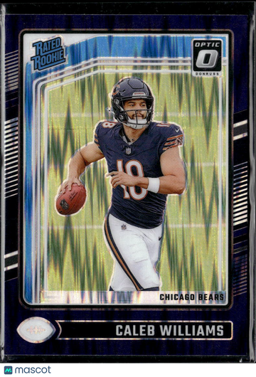Caleb Williams 2024 Panini Donruss Optic Prizm Chicago Bears