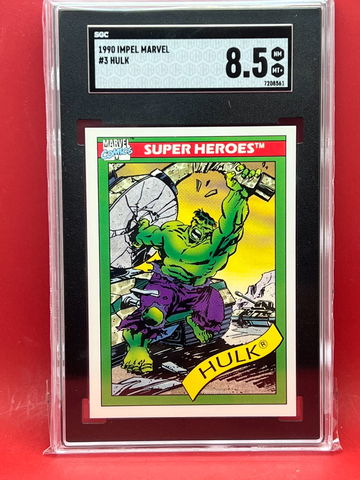 1990 Impel Marvel Hulk #3  SGC 8.5