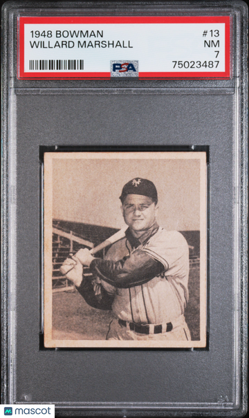 1948 Bowman Willard Marshall #13 PSA 7