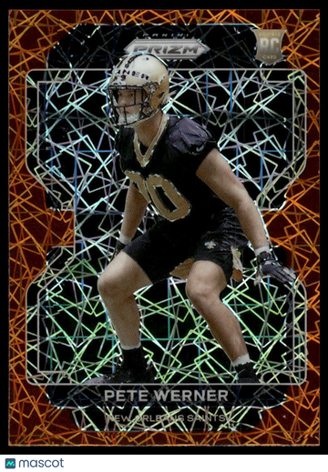 2021 Panini Prizm Pete Werner #391 Lazer RC