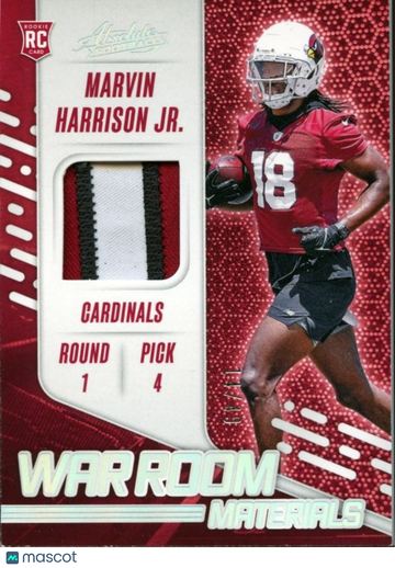 2024 Panini Absolute Marvin Harrison Marvin Harrison Jr. Rookie