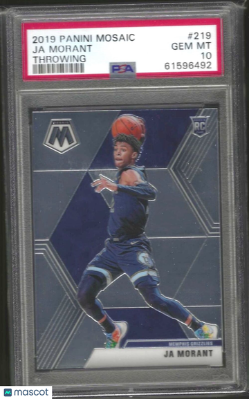 2019 Panini Mosaic Ja Morant #219 Variation PSA 10
