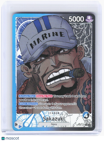 Awakening of the New Era Sakazuki (Alternate Art) Foil Leader (Lightly Played) #OP05-041