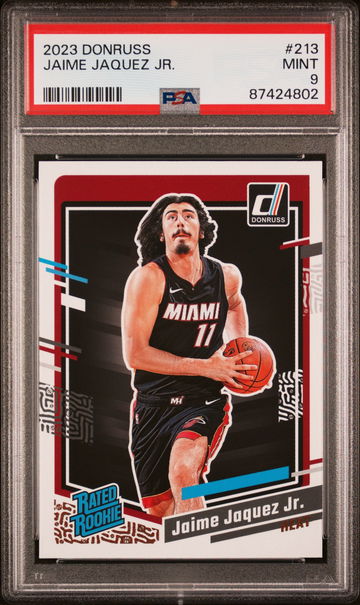2023 PANINI DONRUSS JAIME JAQUEZ JR. #213 RC ROOKIE PSA 9