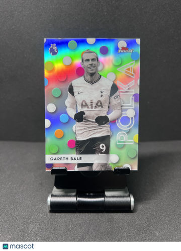 2026 Topps Finest EPL Gareth Bale Polka Case Hit SSP Excellent Soccer Card