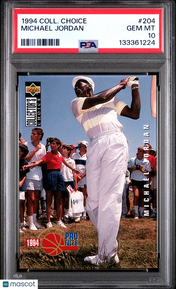 Michael Jordan 1994 Collector's Choice #204 Profiles
