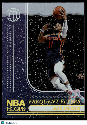 2024-25 Hoops Winter Jalen Brunson #5 Frequent Flyers Holo