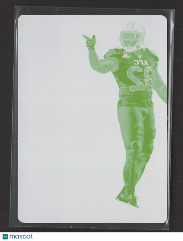2019 Panini Plates & Patches Delanie Walker #PB-15 Yellow Printing /1 Printing Plate