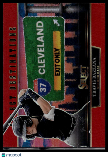 2025 Panini Select Travis Bazzana #22 Select Destinations Red Prizm SN