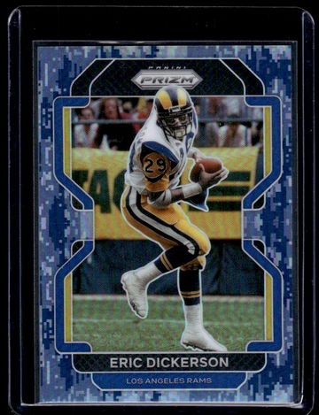 2021 Panini Prizm Navy Camo Prizm Eric Dickerson #72 /25