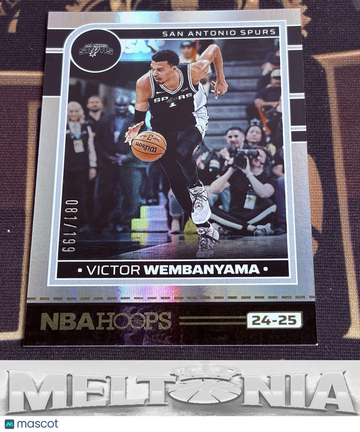 2024-25 Hoops Victor Wembanyama #165 Premium Box Set SN